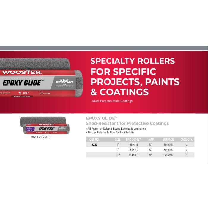 Wooster Epoxy Glide Roller Covers