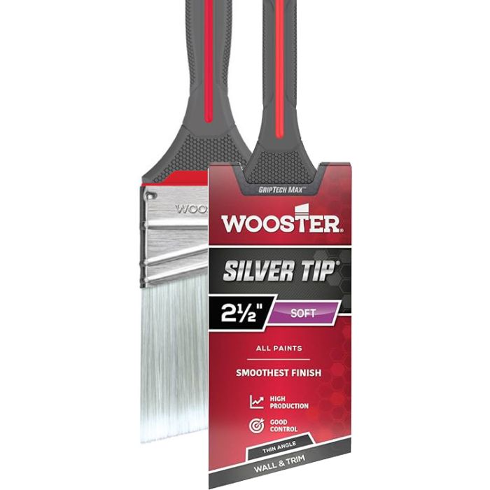 Wooster Silver Tip GripTech MAX Paint Brushes