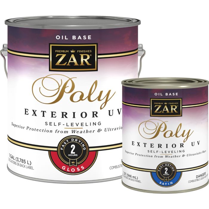 Zar Poly Exterior UV Oil-Based Polyurethanes