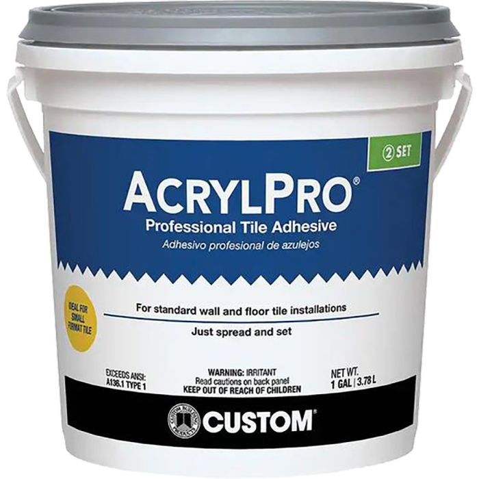 Custom AcrylPro Professional Ceramic Tile Adhesives