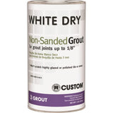 Custom White Dry Non-Sanded Grout