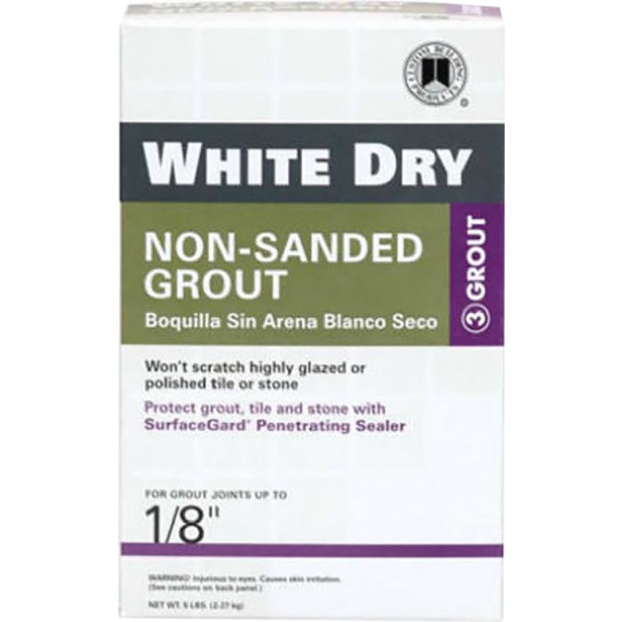 Custom White Dry Non-Sanded Grout
