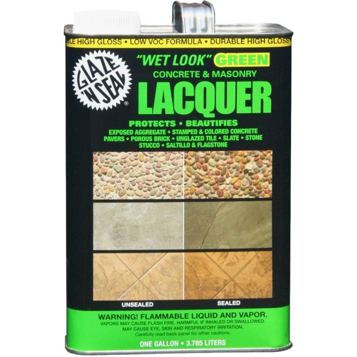 Glaze 'n Seal Wet Look Concrete & Masonry Lacquer