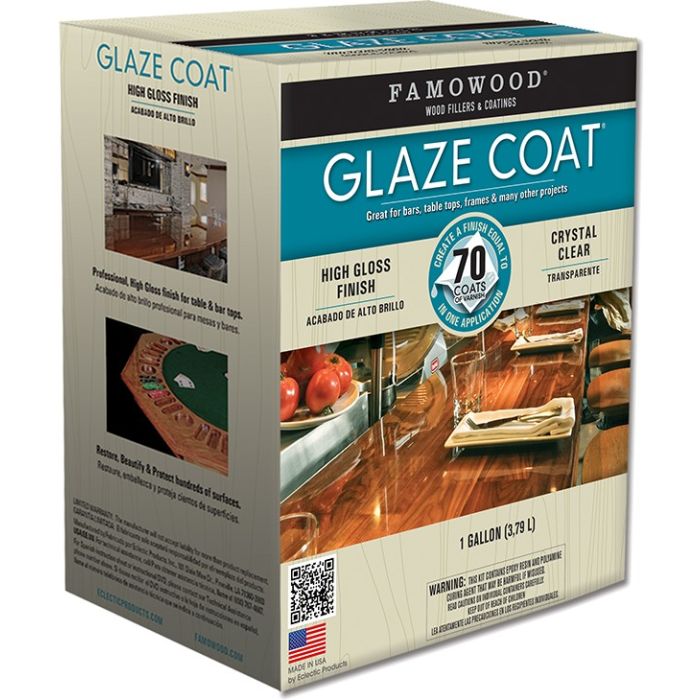 Famowood Clear Glaze Coat High Build Epoxy Coating Two Part Kit