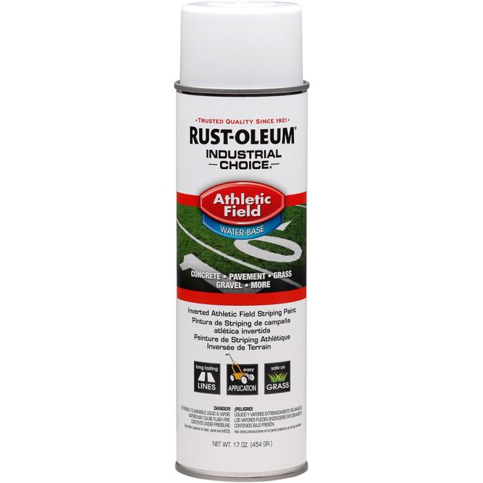 Rust-Oleum 20 oz. White Industrial Choice Athletic Field Stripe Spray