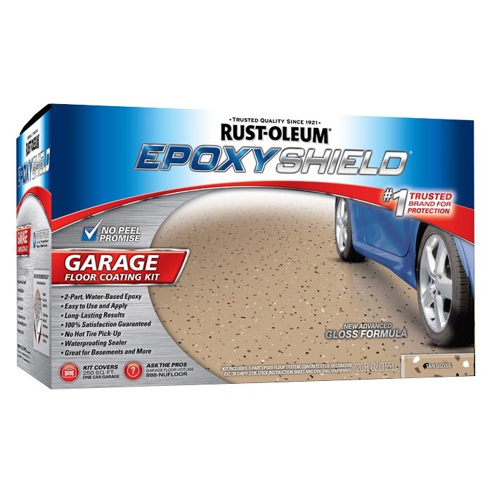 Rust-Oleum 120oz Tan Epoxyshield Garage Floor Coating Kit