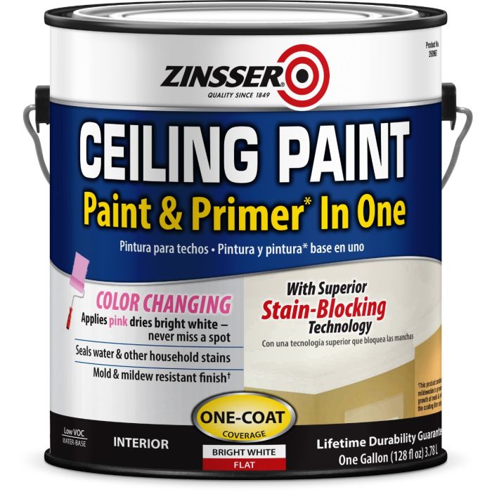 Zinsser 1gal White Ceiling Paint & Primer All In One
