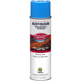 Rust-Oleum 17oz Caution Blue Industrial Choice Water-Based Inverted Construction Spray Paint