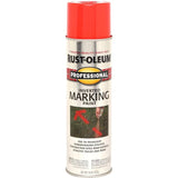 Rust-Oleum 15oz Red-Orange Fluorescent Marking Paint (Contractor Pack of 12)
