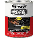 Rust-Oleum 1qt Matte Black Rust Reform & Seal Automotive Undercoating