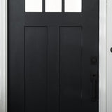 Rust-Oleum 1qt Satin Black Stops Rust Door & Trim Water-Based Paint