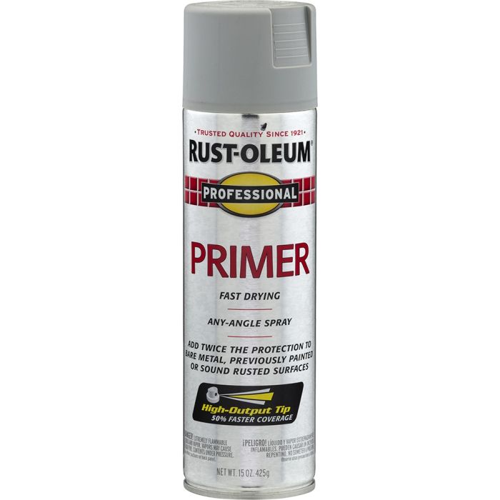 Rust-Oleum 15oz Gray Primer Professional Spray Paint