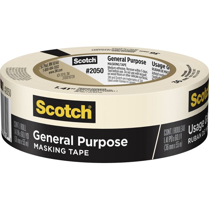 3M 2050 Scotch General Purpose Masking Tapes