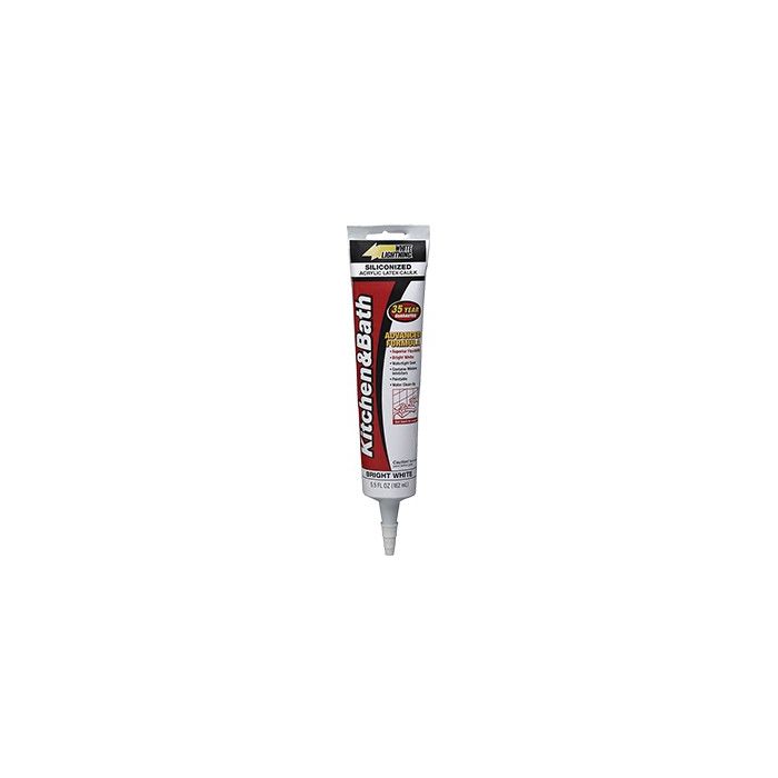 White Lightning 5oz White Tub & Tile Caulk