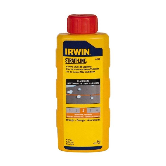 Irwin 8oz Red Strait-Line Permanent Chalk Refill