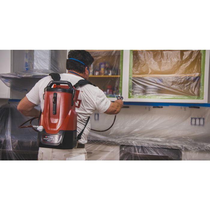 Titan Impact X 120 18v Battery-Powered Backpack Style Airless Paint Sprayer