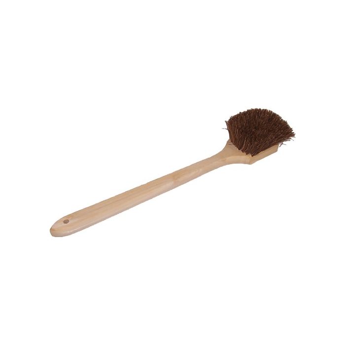 DQB 20" Palmyra Utility/Pot Scrub Brush Wood Handle