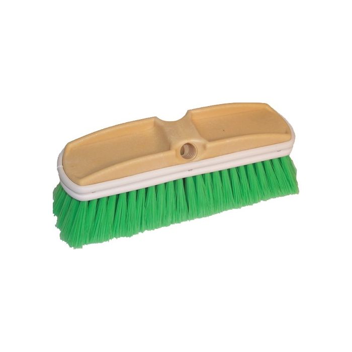 DQB 10" x 2-1/2" Trim Soft Green Poly Bristle Window/Vehicle Washing Brush Poly Block