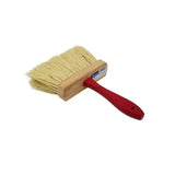 DQB 6-1/2" x 4" Trim 5-Row White Tampico Masonry Brush w/ Red Handle