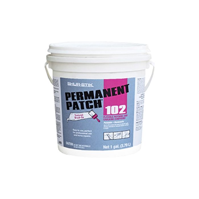 Gardner Gibson 1gal Off White Permanent Patch 102 Textured Brush On Flexible