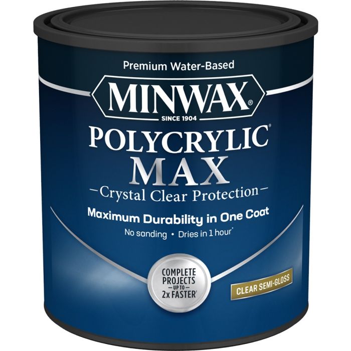 Minwax Polycrylic Max Water-Based Clear Finishes