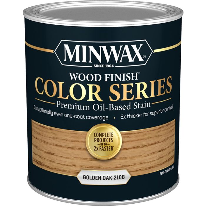 Minwax 1Qt Golden Oak Wood Finish Color Series Interior Stain
