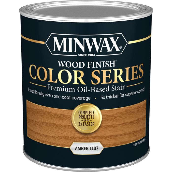 Minwax 1Qt Amber Wood Finish Color Series Interior Stain