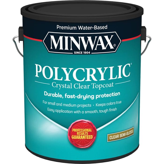Minwax Polycrylic Water-Based Clear Protective Finishes