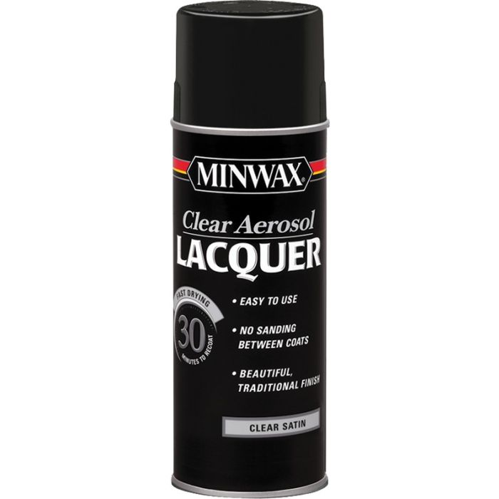 Minwax Aerosol Satin Clear Brushing Lacquer