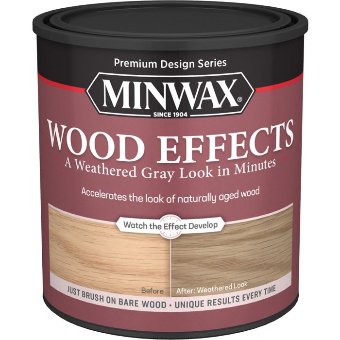 Minwax 1Qt Weathered Gray Semi-Transparent Wood Effects