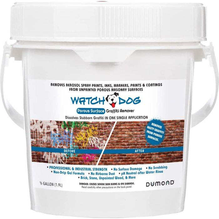 Dumond 1/2gal Wipe Out Graffiti Remover for Porous Surfaces