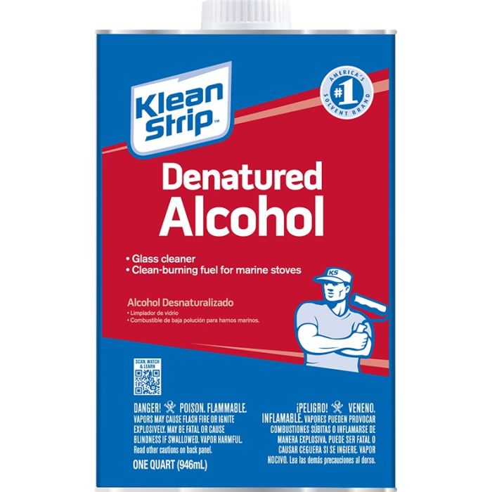 Klean Strip 1Qt S-L-X Denatured Alcohol