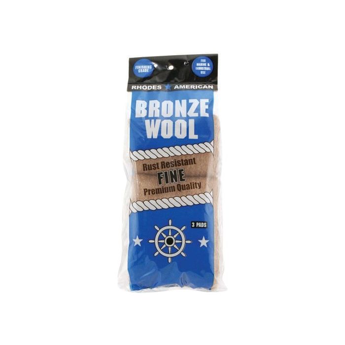 Rhodes American Fine Bronze Wool 3 Pad Poly Pack
