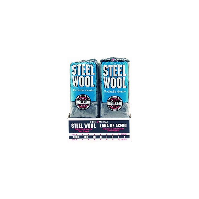 Rhodes American Steel Wool 16 Pad Poly Sleeves