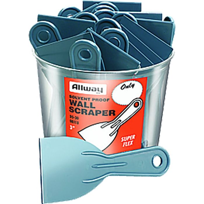 Allway 3" Plastic Putty Knife (Case of 25)