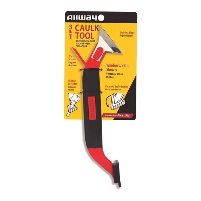 Allway 3-In-1 Caulk Tool