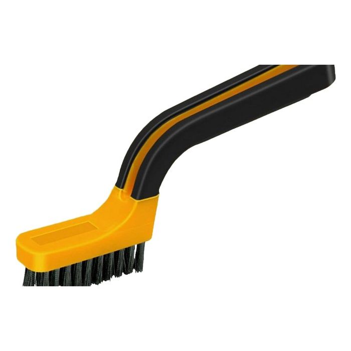 Allway Narrow Nylon Stripper/Grout Brush w/Soft Grip Handle