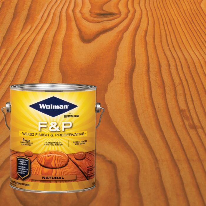 Wolman 1gal F & P Natural Wood Finish & Preservative