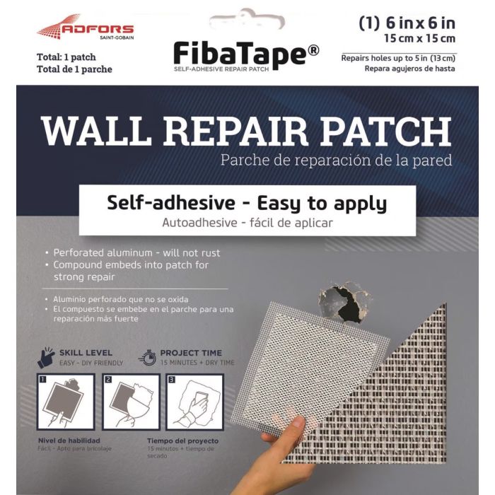 Fibatape Self Adhesive Aluminum Perforated Wall & Ceiling Patches