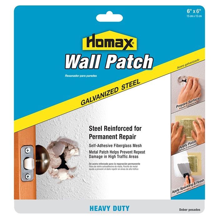 Homax Metal Wall Patches w/ Self Adhesive Mesh