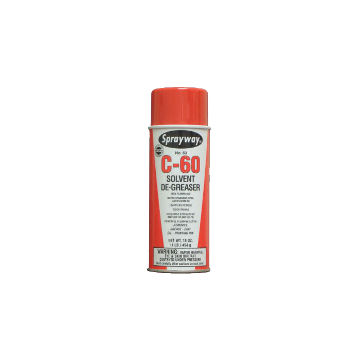 Sprayway C-60 16 oz. Net Solvent Cleaner Degreaser