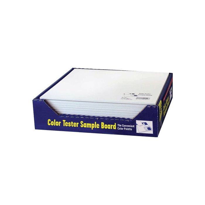FoamPRO 10" x 12" Color Tester Board (Case of 24)