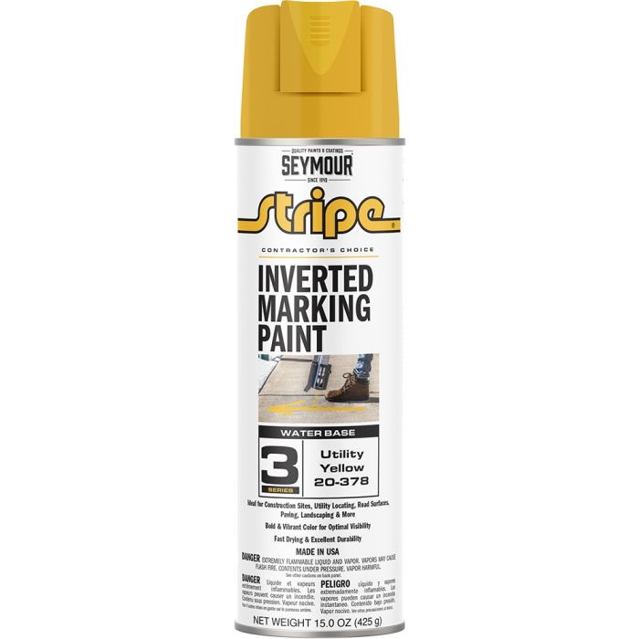 Seymour 20oz (16oz Fill) 3 Series Water-Based Inverted Marking Sprays