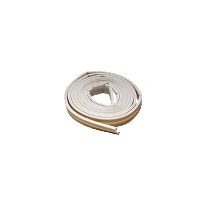 M-D 3/8" x 7/32" x 17' White P-Profile Extreme Temps Weatherstrip
