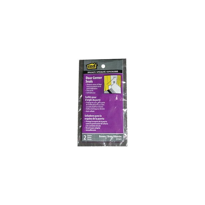 M-D N/A Brown Door Corner Seals