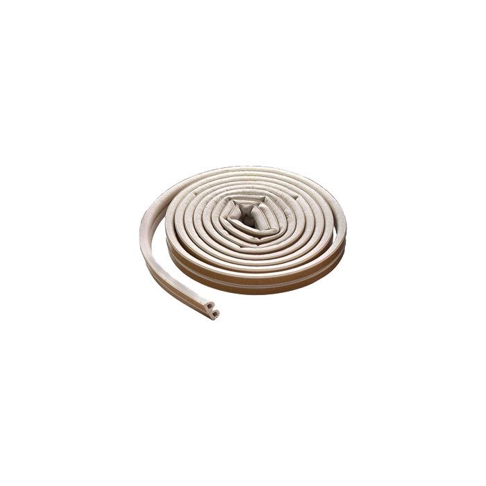 M-D 23/64" x 5/16" x 17' White D-Profile Extreme Temps Weatherstrip
