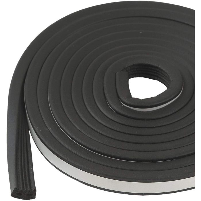 M-D 5/16" X 19/32" X 200' Black All-Profile EPDM Weatherstrip Roll (Bulk)