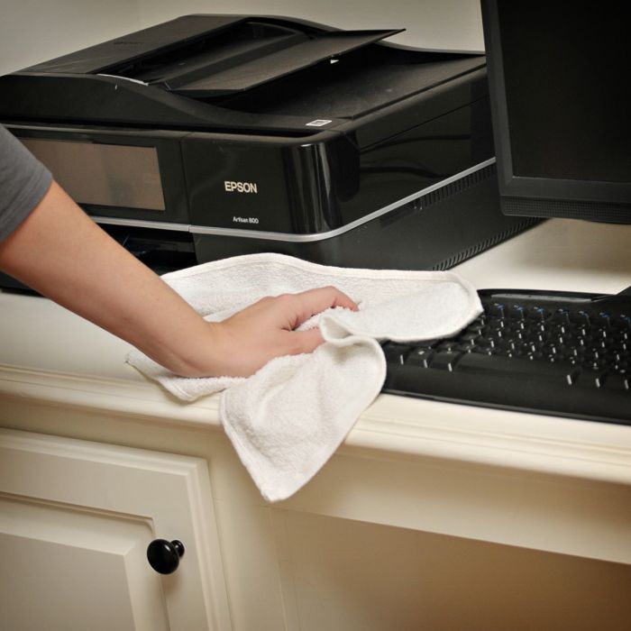 Trimaco 14" x 17" White Terry Towel (6pk)