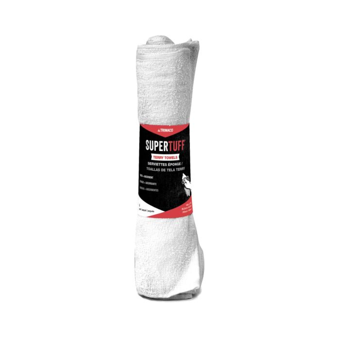 Trimaco 14" x 17" White Terry Towel (6pk)