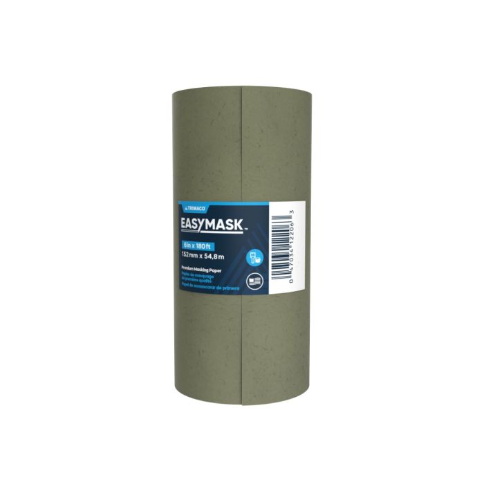 Trimaco 6" x 60Yd Easy Mask Green Premium Masking Paper